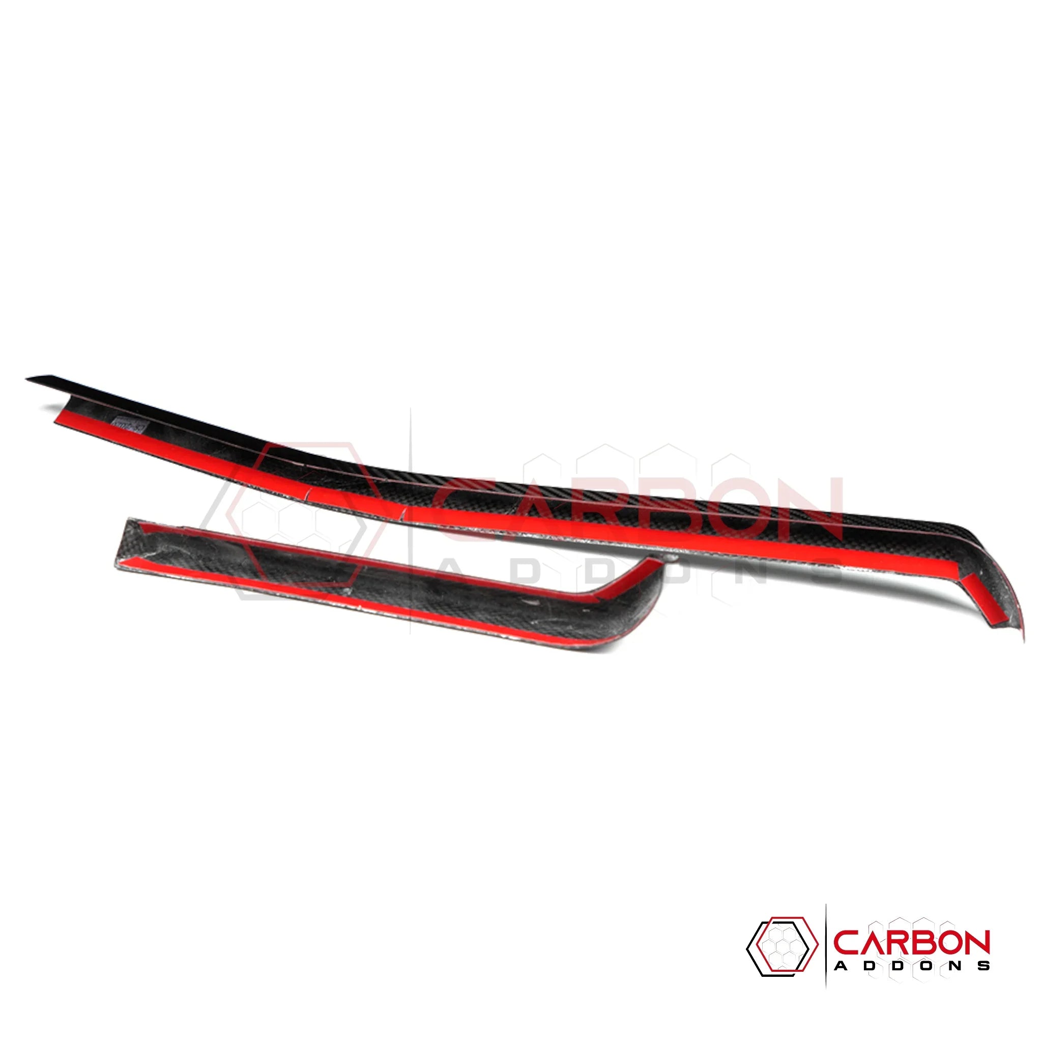 2026+ C8 Corvette Carbon Fiber Dash Trim Cover | Chrome Delete