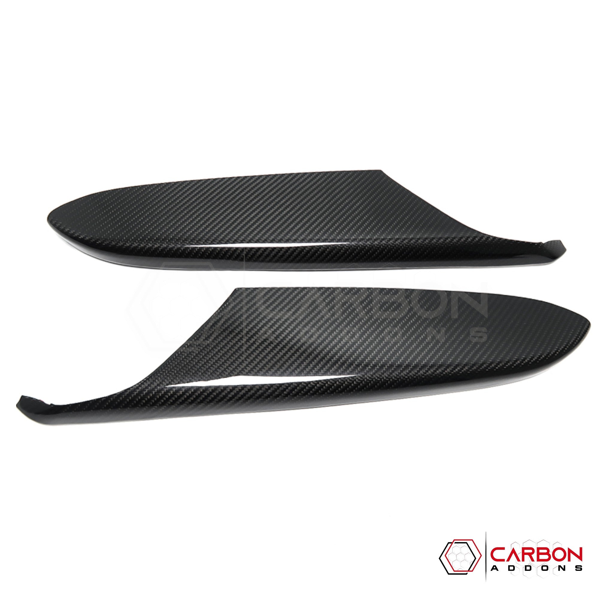 C8 Corvette Real Carbon Fiber Door Panel Armrest Covers