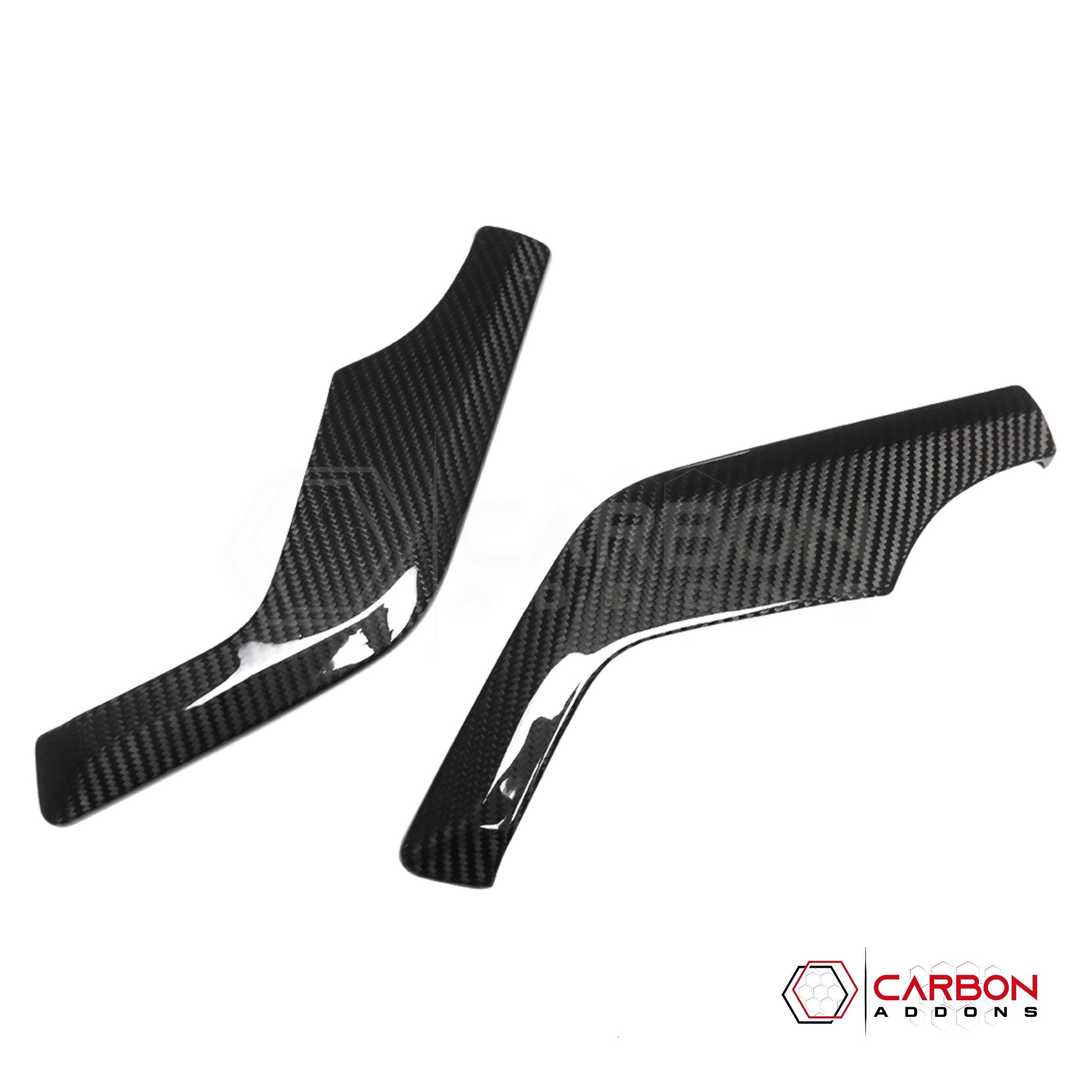 C8 Corvette Real Carbon Fiber Dashboard Speaker Trims