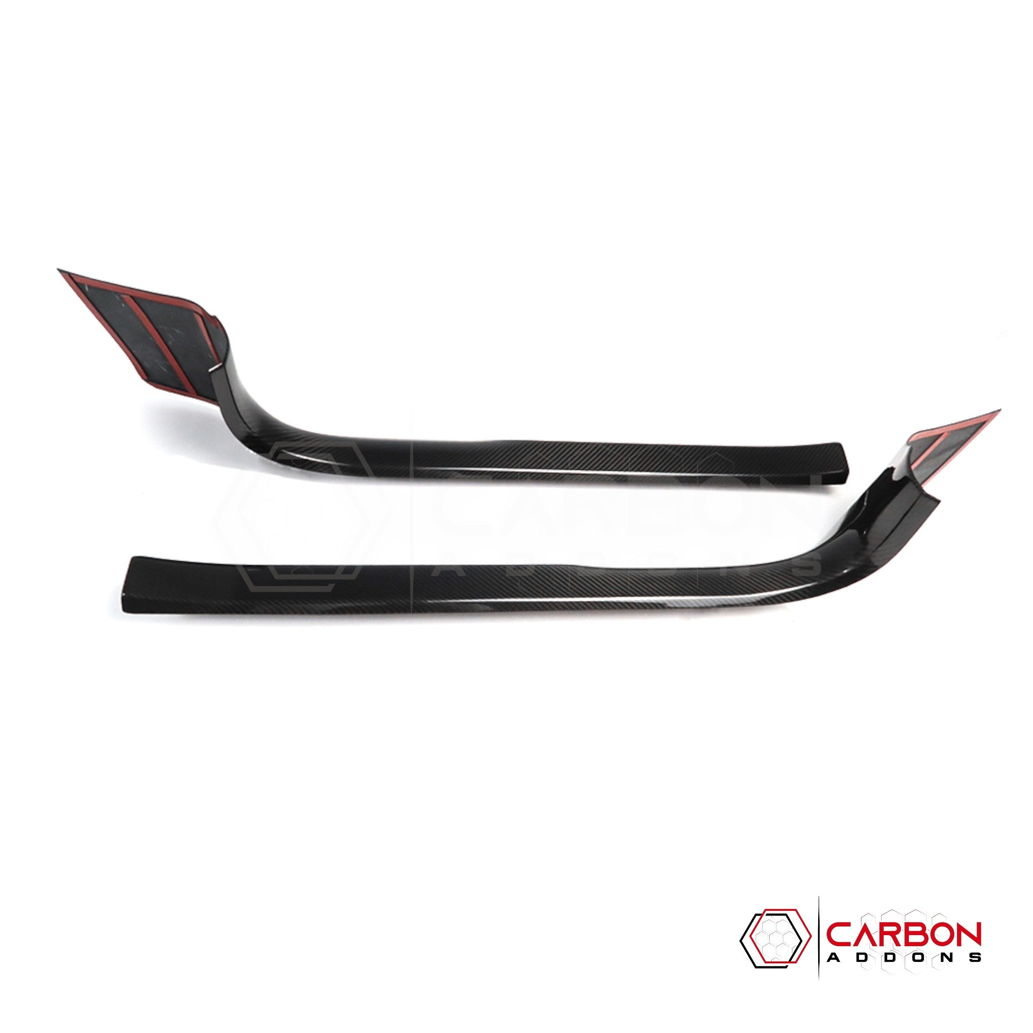 C8 Corvette Real Carbon Fiber Inner Door Sill Panel Covers