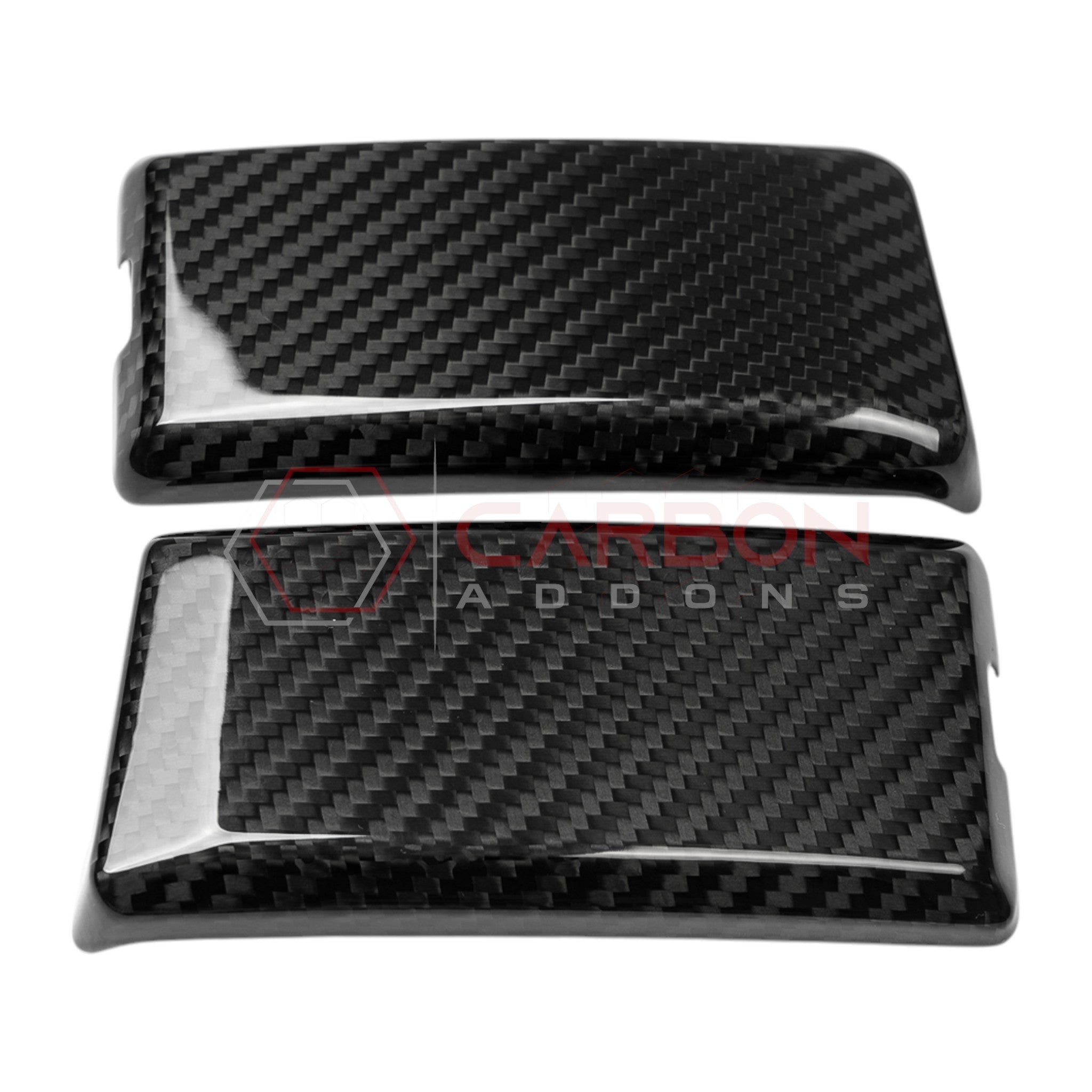 2021+ Ford Bronco Real Carbon Fiber Front Roof Rack Mount Cover Trim Covers