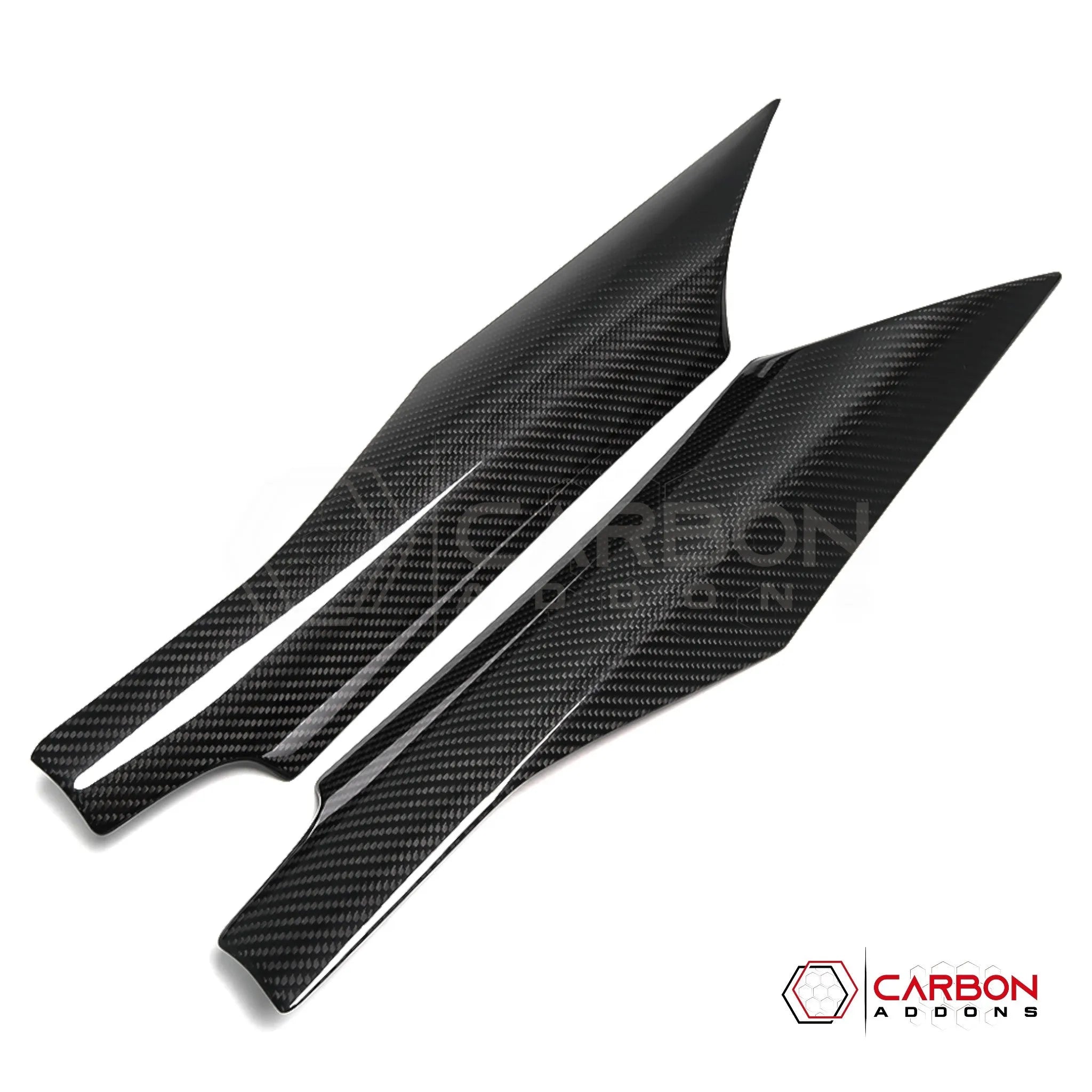 C8 Corvette Carbon Fiber Door Speaker Upper Trim Cover