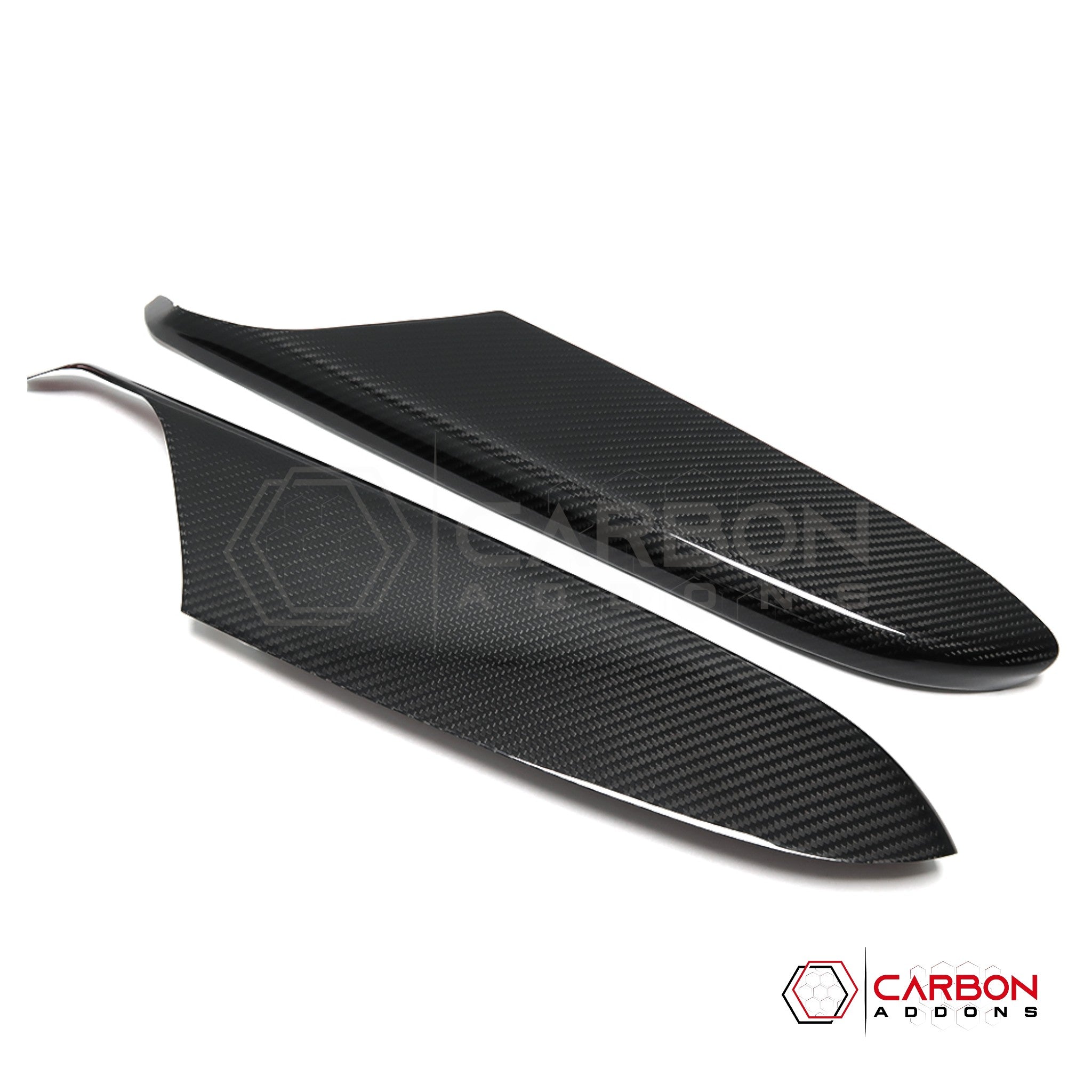 C8 Corvette Real Carbon Fiber Door Panel Armrest Covers