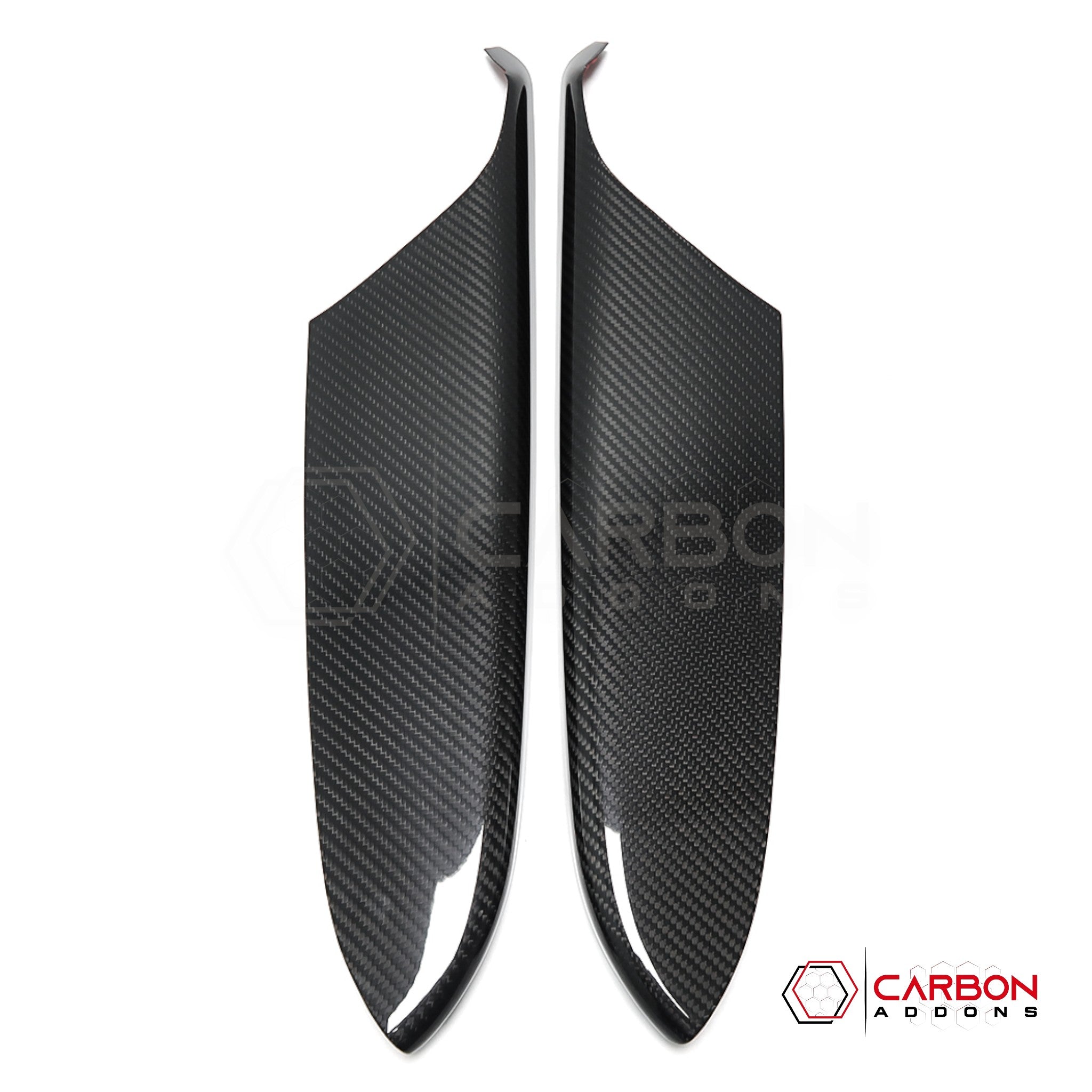 C8 Corvette Real Carbon Fiber Door Panel Armrest Covers