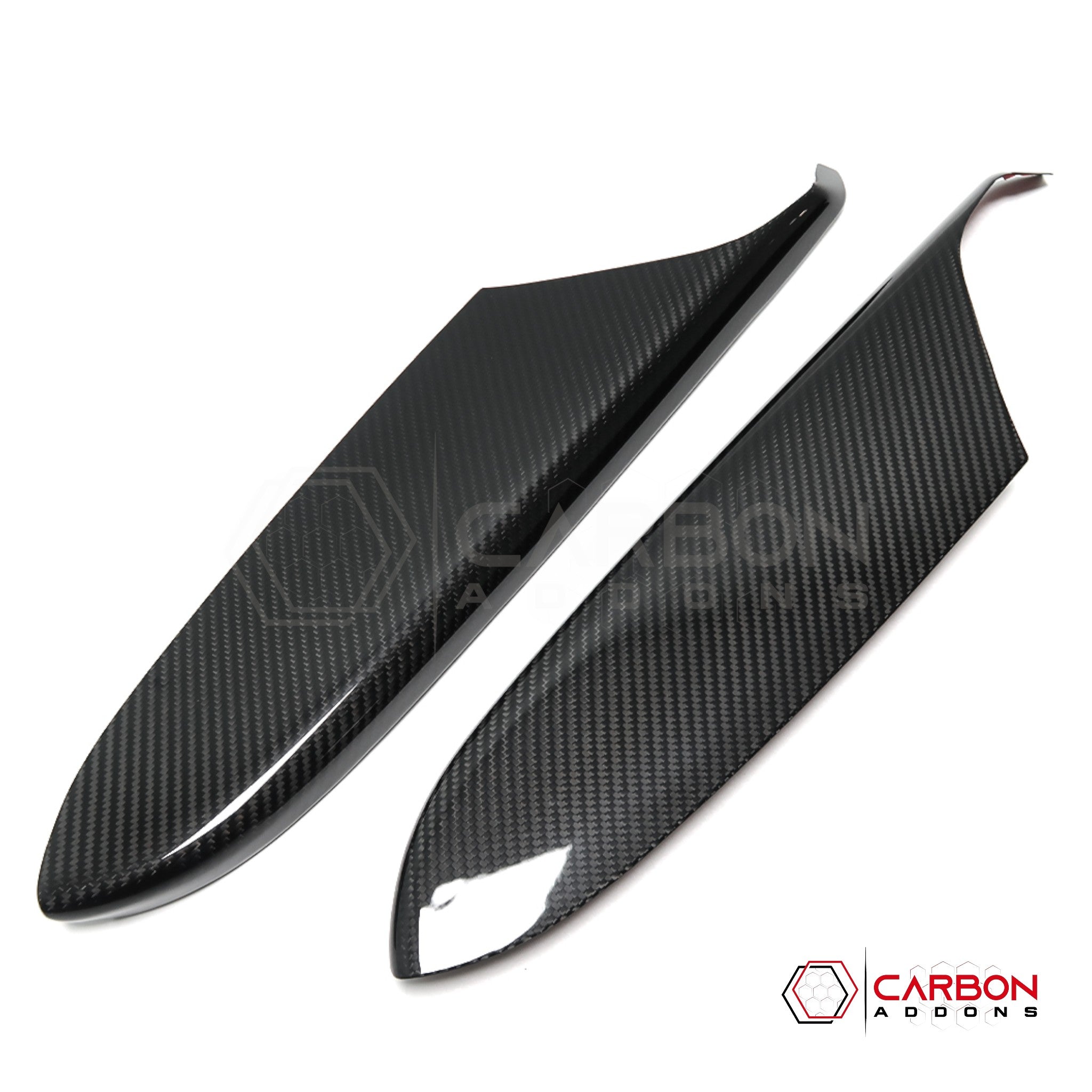 C8 Corvette Real Carbon Fiber Door Panel Armrest Covers