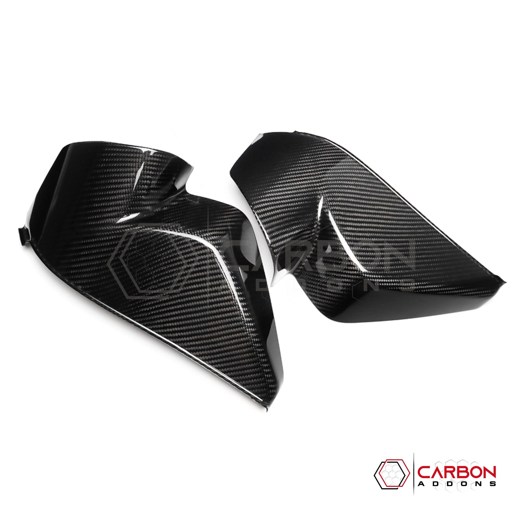 C8 Corvette Real Carbon Fiber Dashboard Door Sill Covers