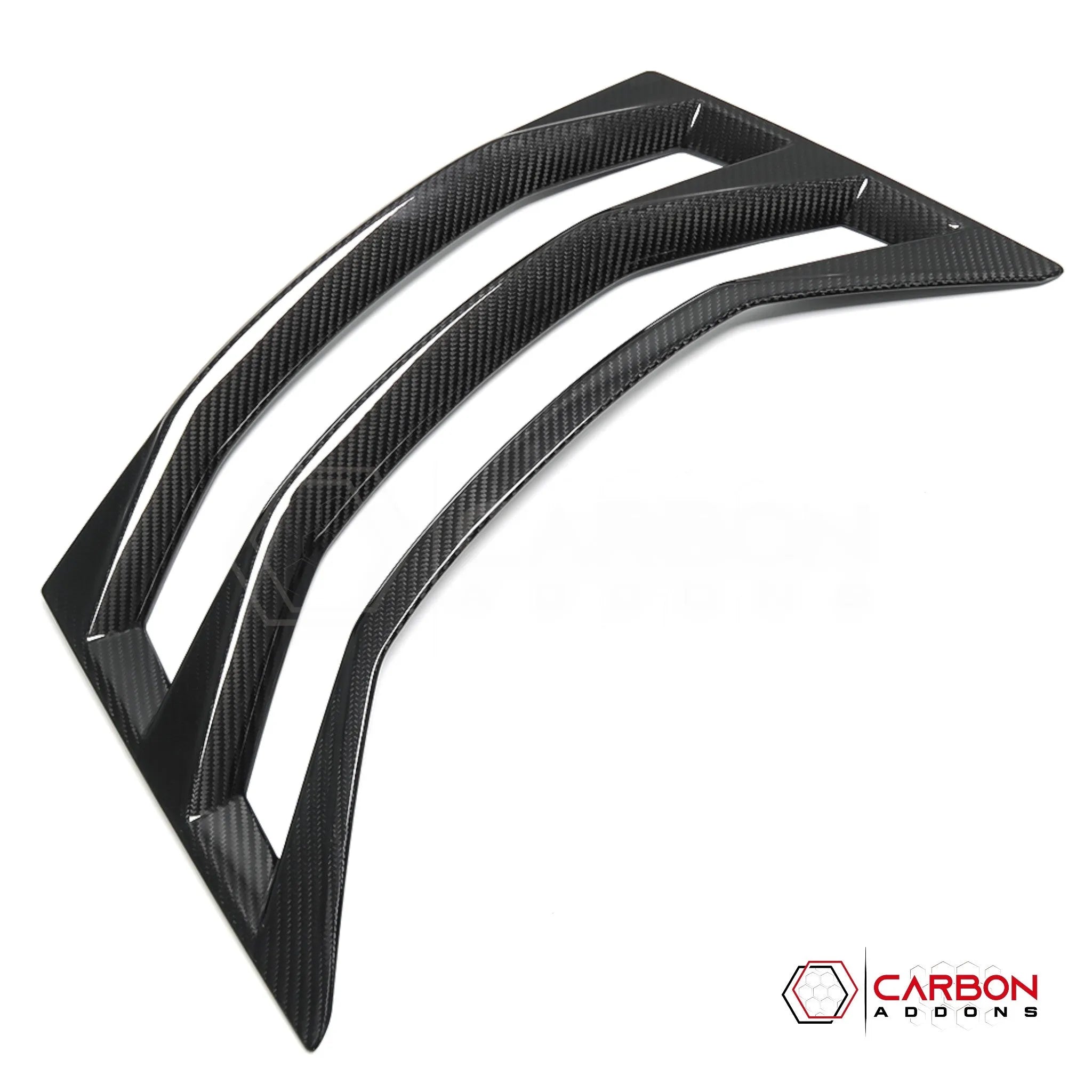 C8 Corvette Convertible Carbon Fiber Rear Hatch Vent Covers