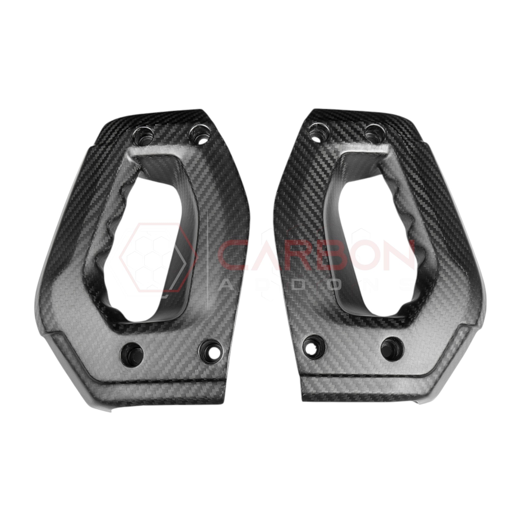 2021+ Ford Bronco Real Carbon Fiber Center Console Grab Handles | Direct Replacement