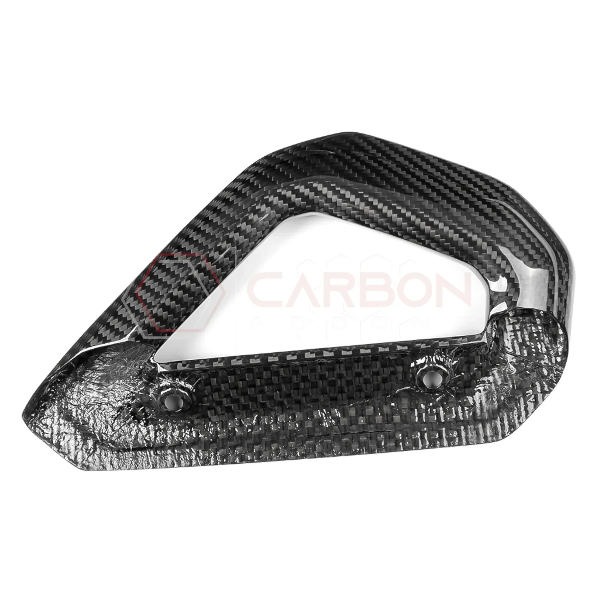 Real Carbon Fiber Center Console Grab Handle Trim For 2021–2025